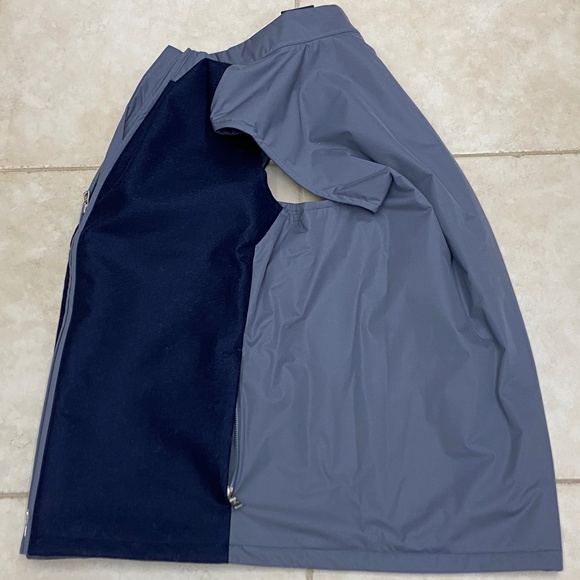 Peter Millar Crown Crafted Cambridge Hybrid Vest Wool Navy Gray Mens Size XL - Picture 5 of 12